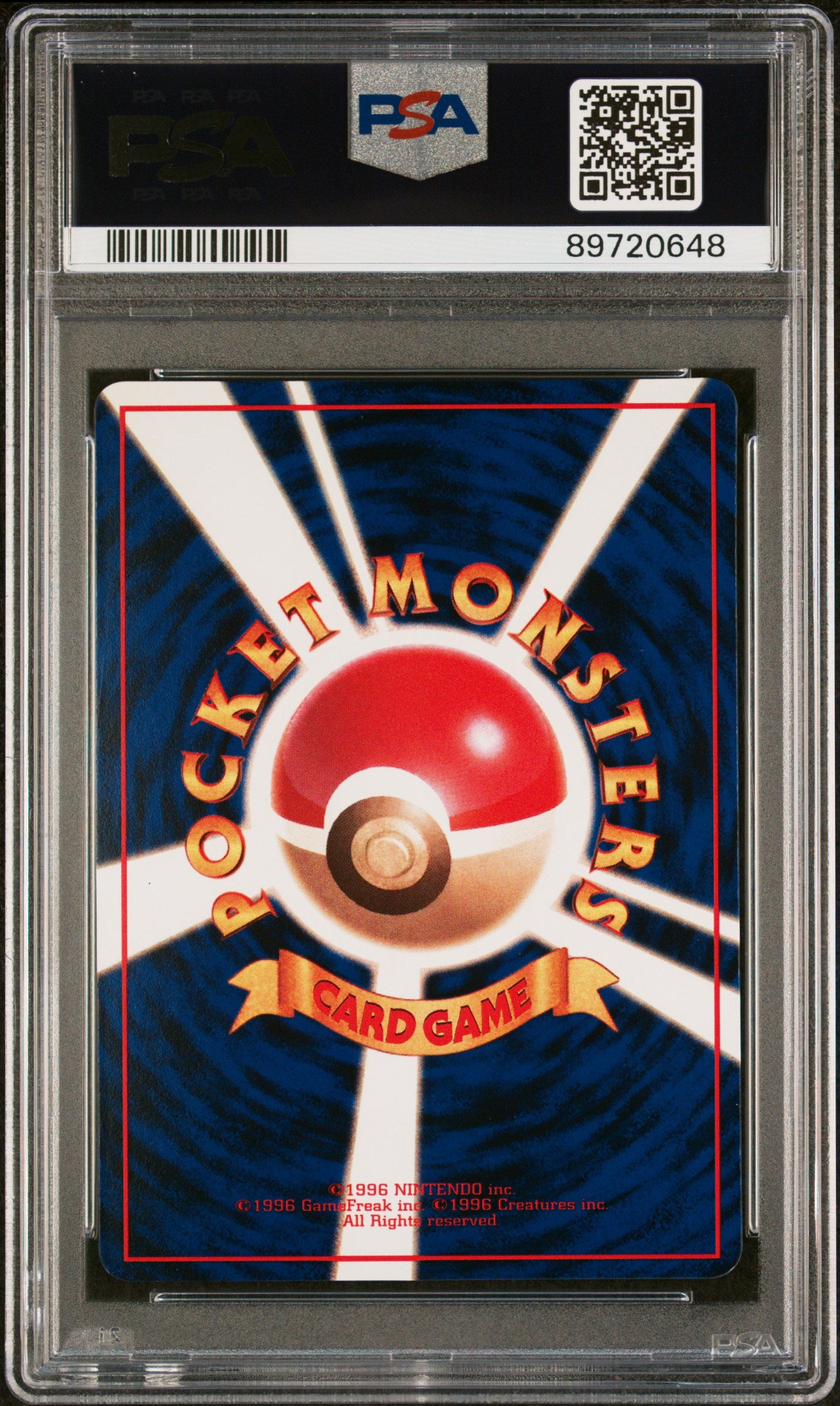 1998 Pokemon Japanese Vending #69 Bellsprout Series Iii PSA 10