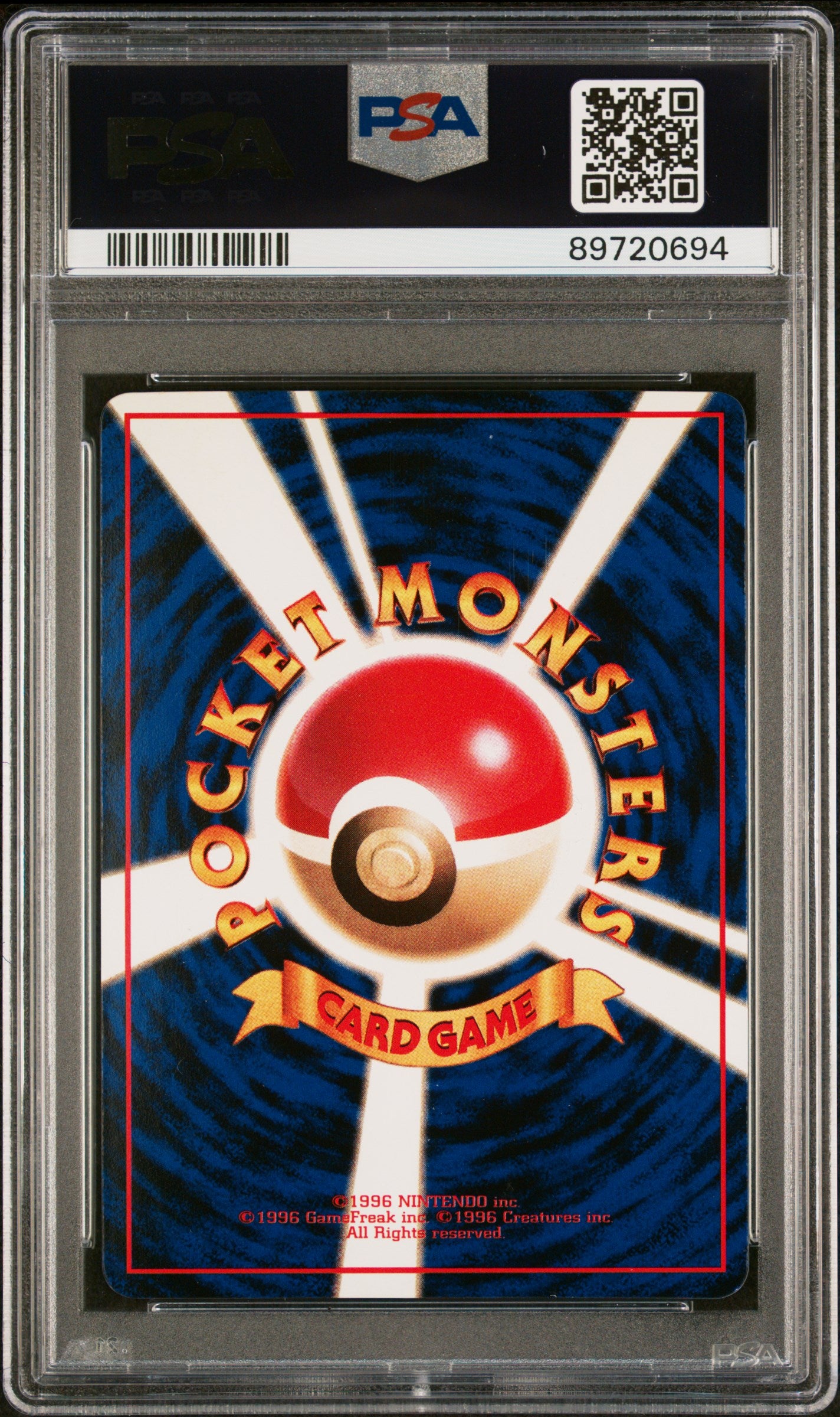 1998 Pokemon Japanese Vending #78 Rapidash Series 1 PSA 9