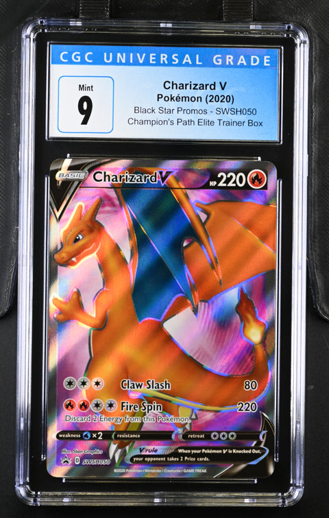 2020 Black Star Promos #SWSH050 Charizard V CGC 9