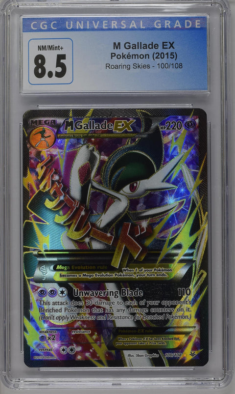 2015 Roaring Skies #100/108 M Gallade EX CGC 8.5