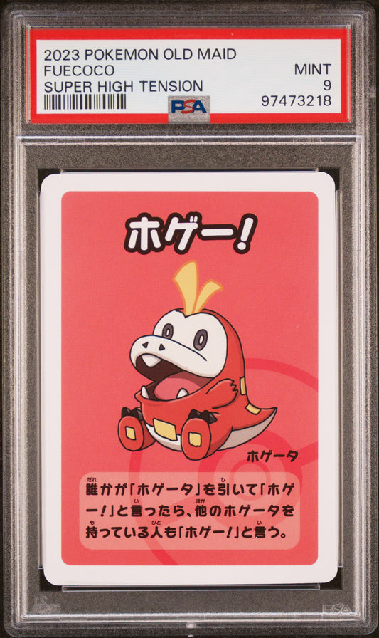 2023 Pokemon Old Maid Super High Tension Fuecoco PSA 9