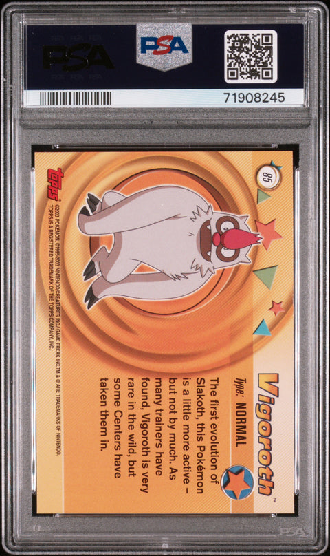 2003 Topps Pokemon Advanced #85 Vigoroth Advanced PSA 8