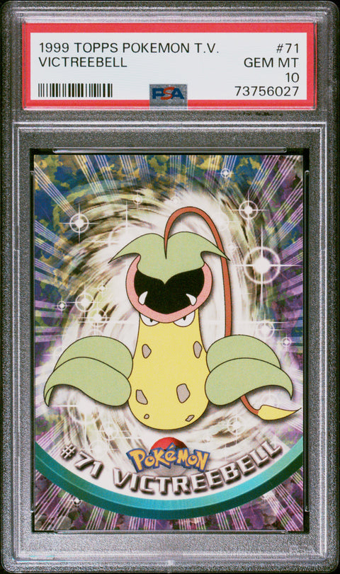 1999 Topps Pokemon Tv #71 Victreebell PSA 10
