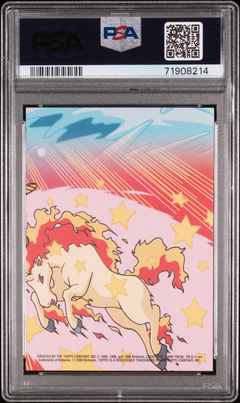 2000 Topps Pokemon Tv Animation Series 2 Stick-Ons #1 Wartortle PSA 7