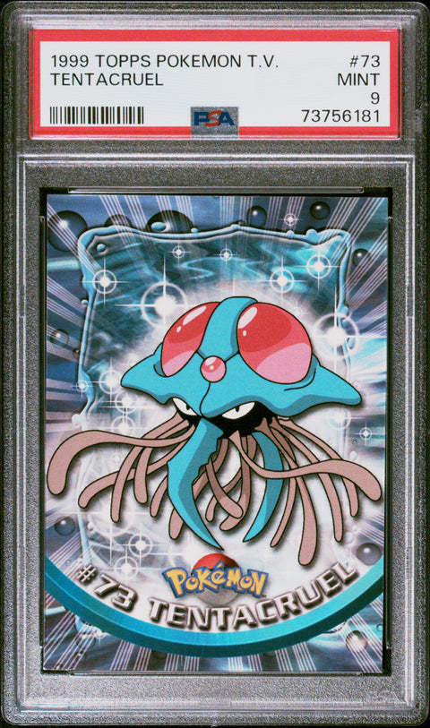 1999 Topps Pokemon Tv #73 Tentacruel PSA 9