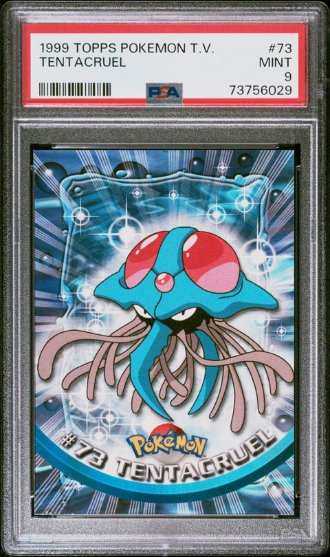 1999 Topps Pokemon Tv #73 Tentacruel PSA 9
