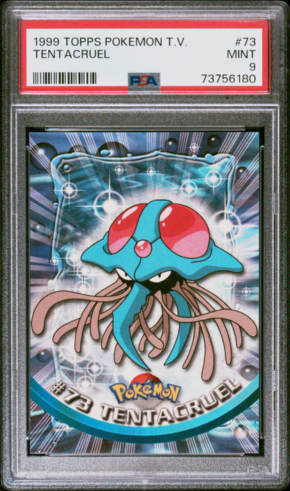 1999 Topps Pokemon Tv #73 Tentacruel PSA 9