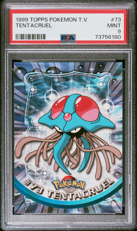 1999 Topps Pokemon Tv #73 Tentacruel PSA 9