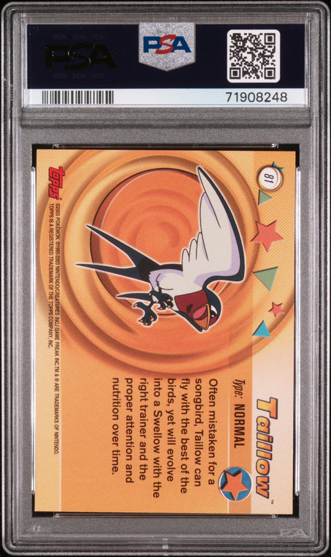 2003 Topps Pokemon Advanced #81 Taillow Advanced PSA 9