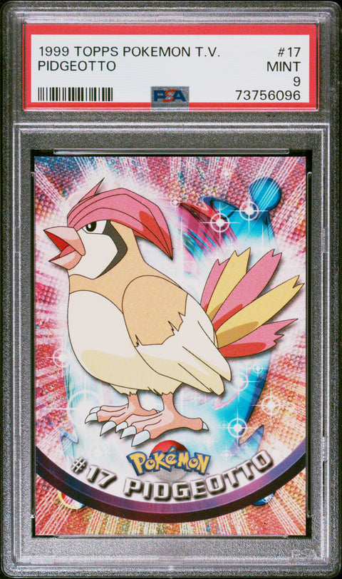 1999 Topps Pokemon Tv #17 Pidgeotto PSA 9