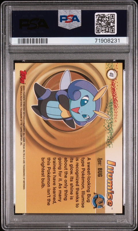 2003 Topps Pokemon Advanced #40 Illumise Advanced PSA 9