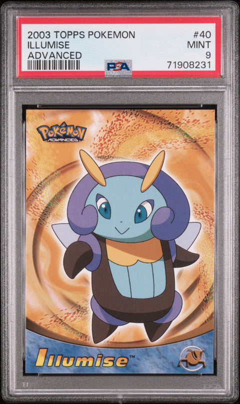 2003 Topps Pokemon Advanced #40 Illumise Advanced PSA 9