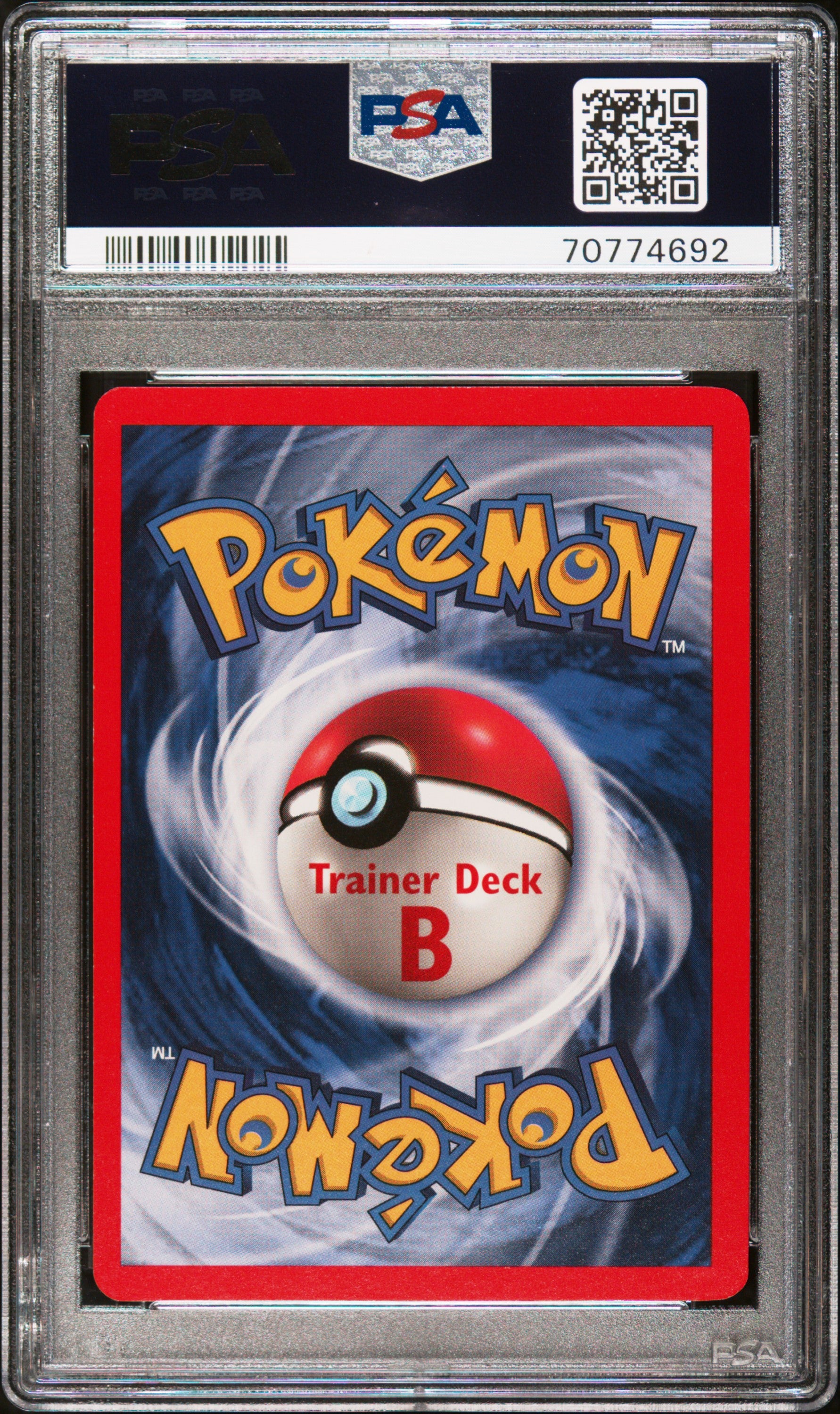 1999 Pokemon Game #92 Energy Removal Trainer Deck B PSA 9