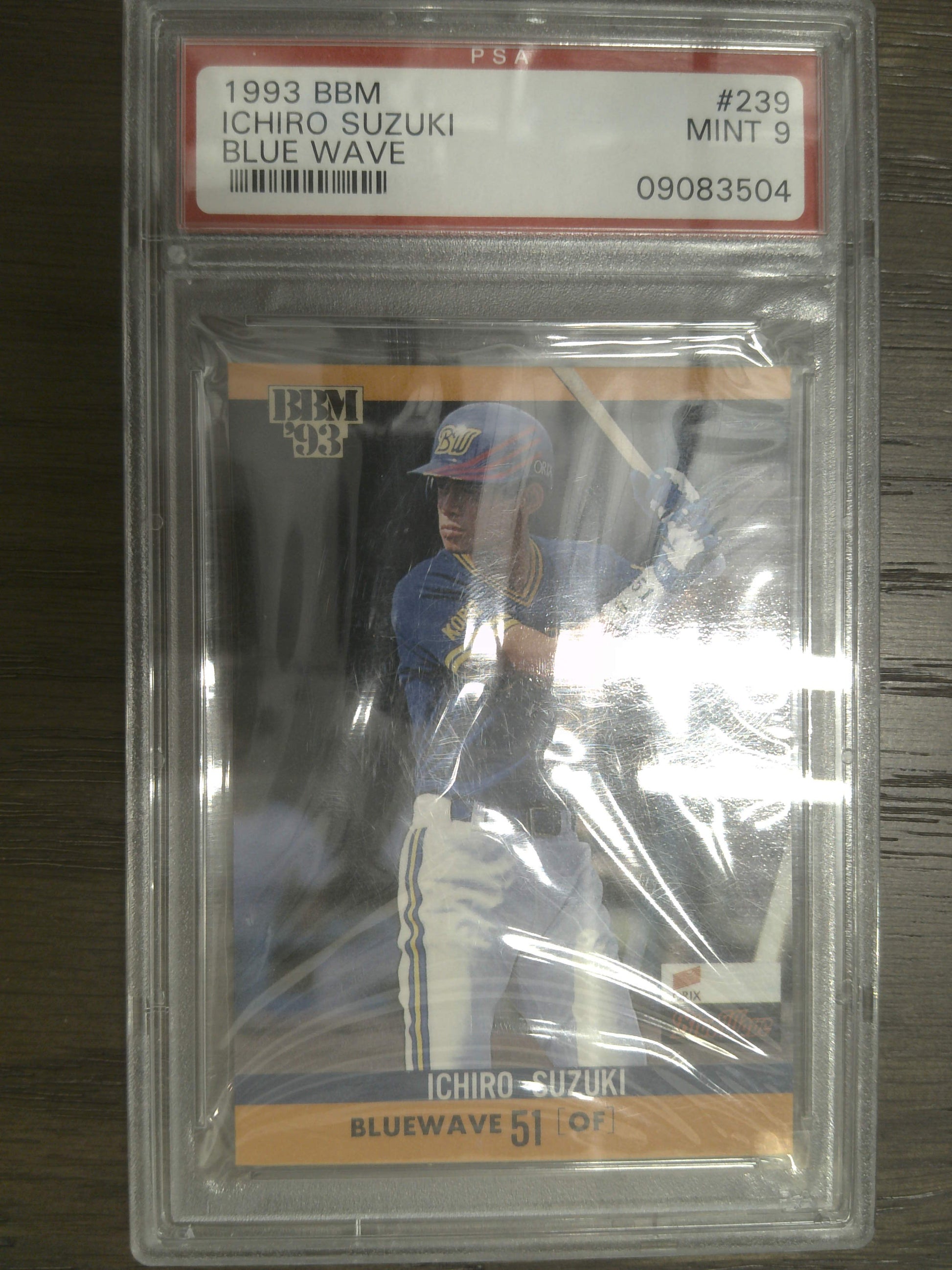 1993 Bbm #239 Ichiro Suzuki Blue Wave PSA 9