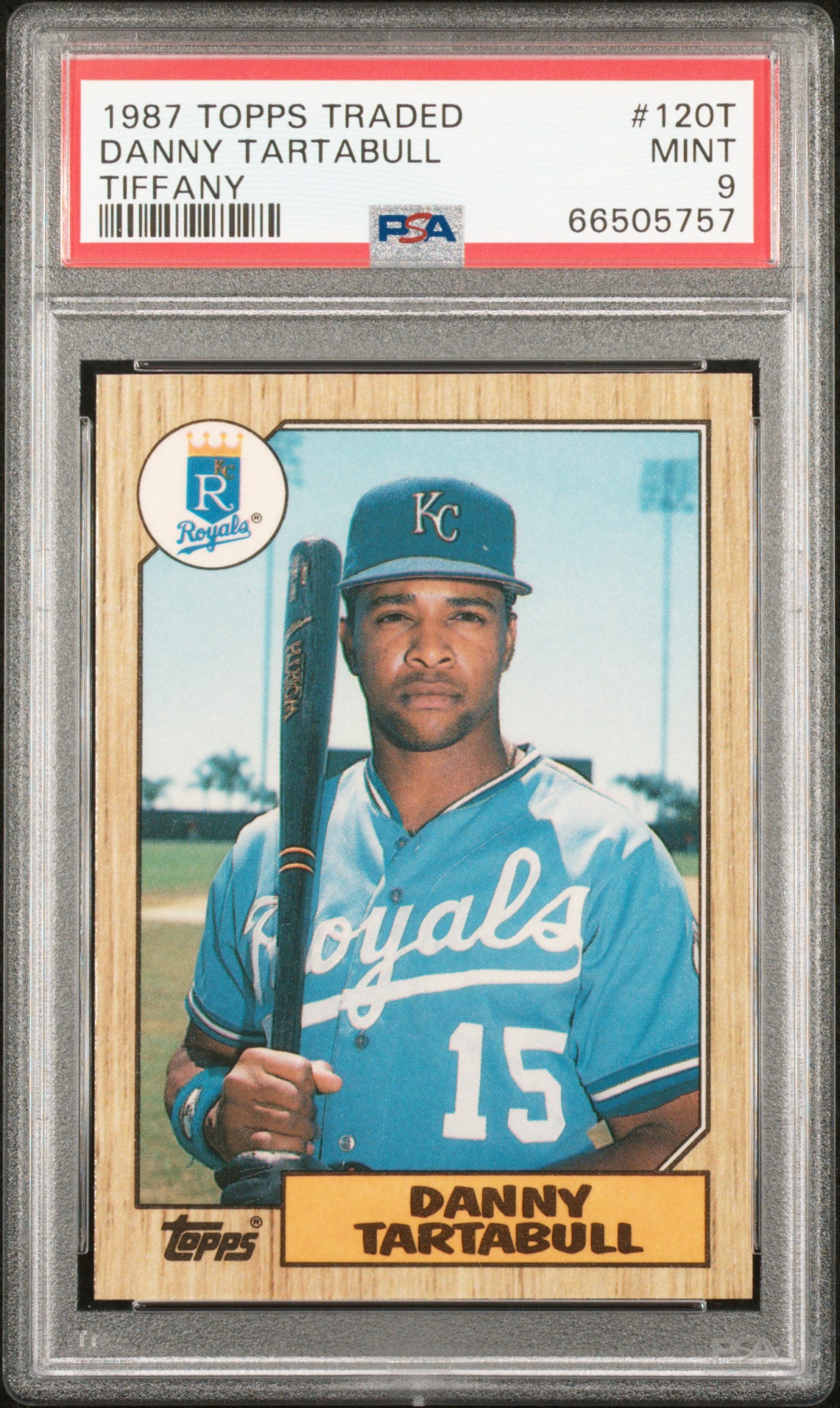 1987 Topps Traded Tiffany #120T Danny Tartabull Tiffany PSA 9