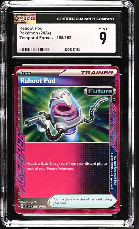 2024 Temporal Forces #158/162 Reboot Pod CGC 9