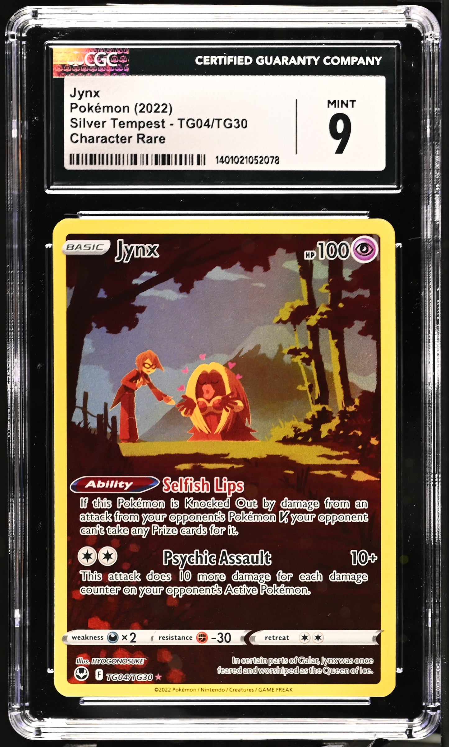 2022 Silver Tempest #TG04/TG30 Jynx CGC 9