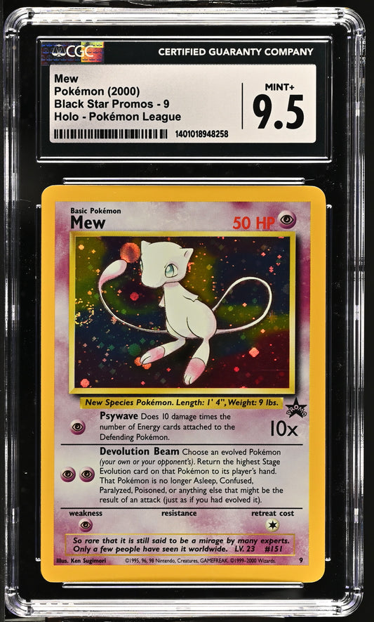2000 Black Star Promos #9 Mew CGC 9.5
