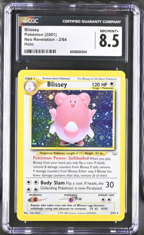 2001 Neo Revelation #2/64 Blissey CGC 8.5