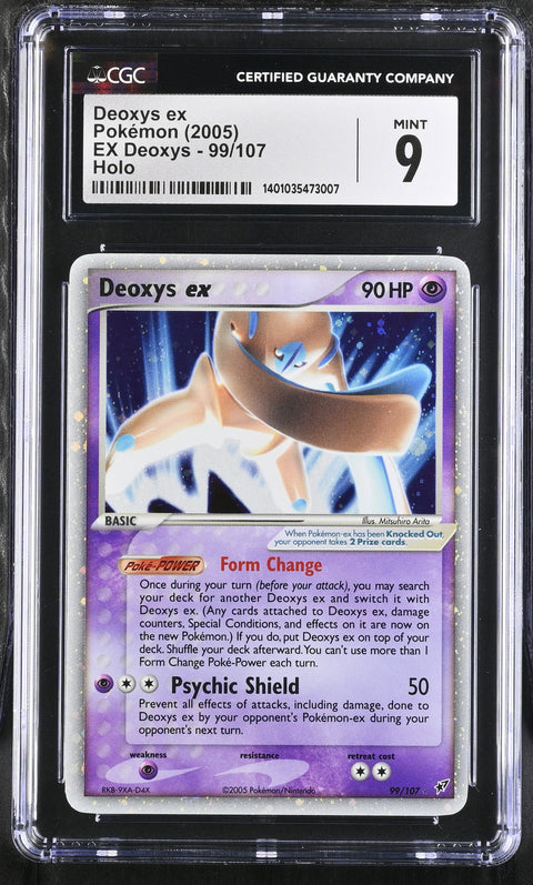 2005 EX Deoxys #99/107 Deoxys ex CGC 9