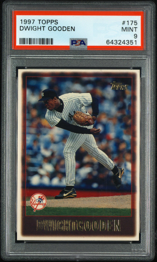 1997 Topps #175 Dwight Gooden PSA 9