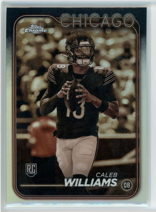 2024 Topps Chrome #202 Caleb Williams Sepia Refractor