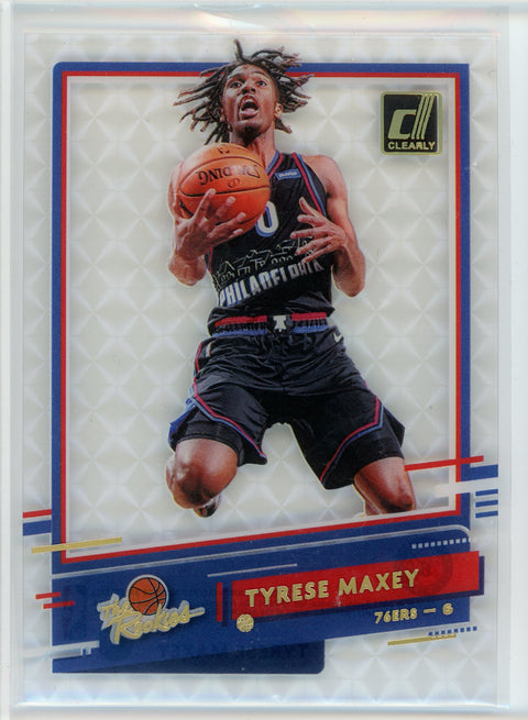 2020-21 Clearly Donruss #10 Tyrese Maxey