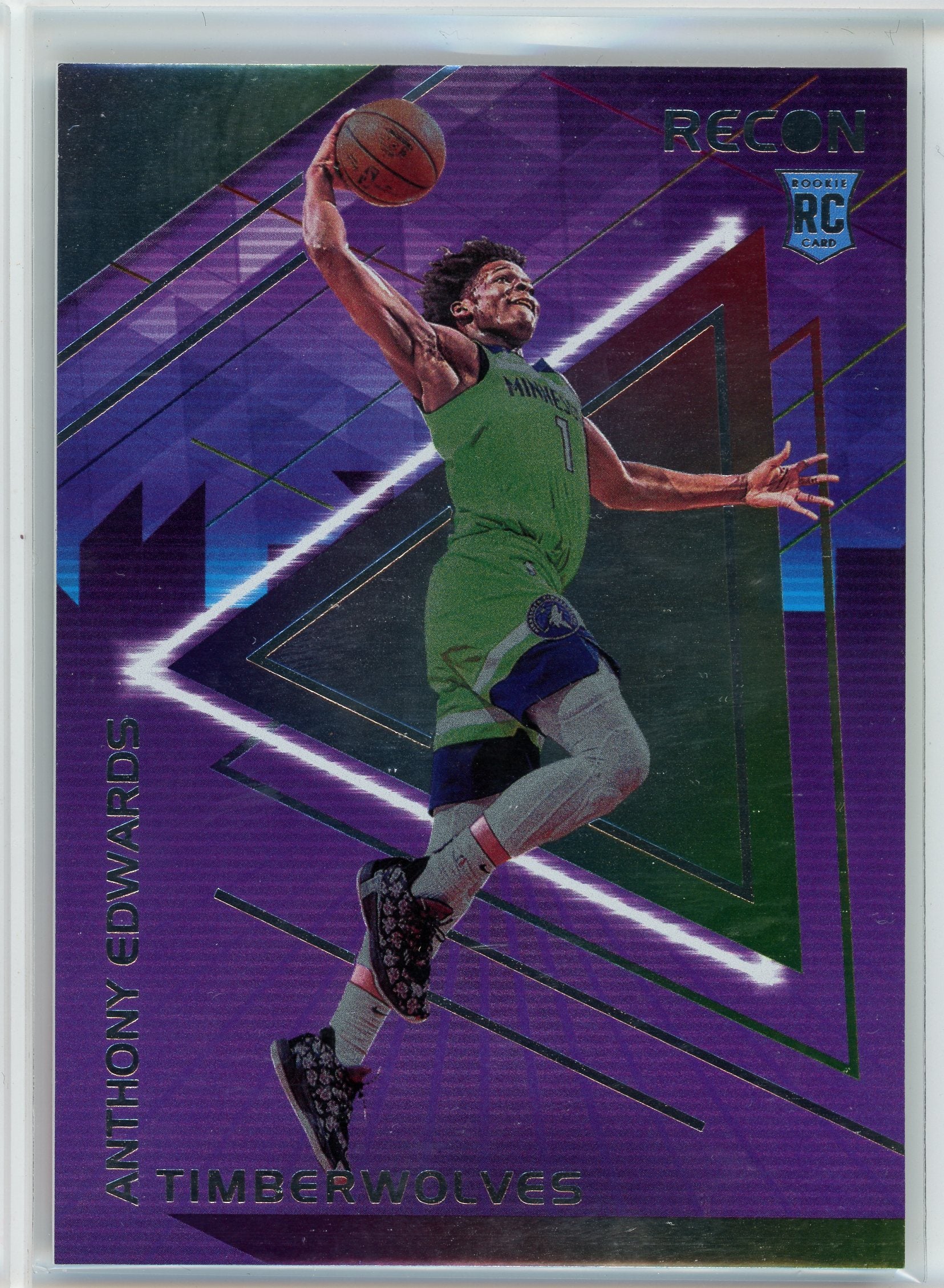 2020-21 Panini Recon #125 Anthony Edwards Purple
