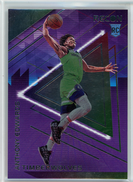 2020-21 Panini Recon #125 Anthony Edwards Purple