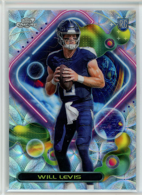2024 Topps Cosmic Chrome #254 Will Levis Scope Prizm