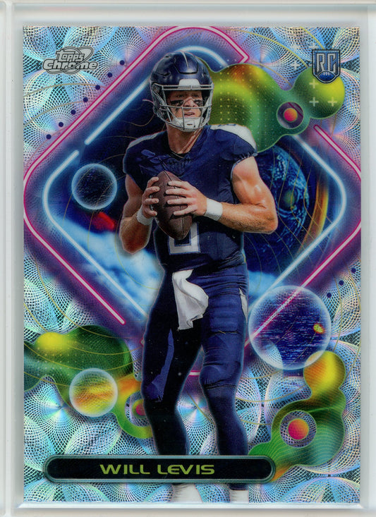 2024 Topps Cosmic Chrome #254 Will Levis Scope Prizm