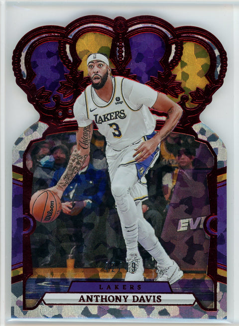 2023-24 Crown Royale #62 Anthony Davis Red Crystal /49
