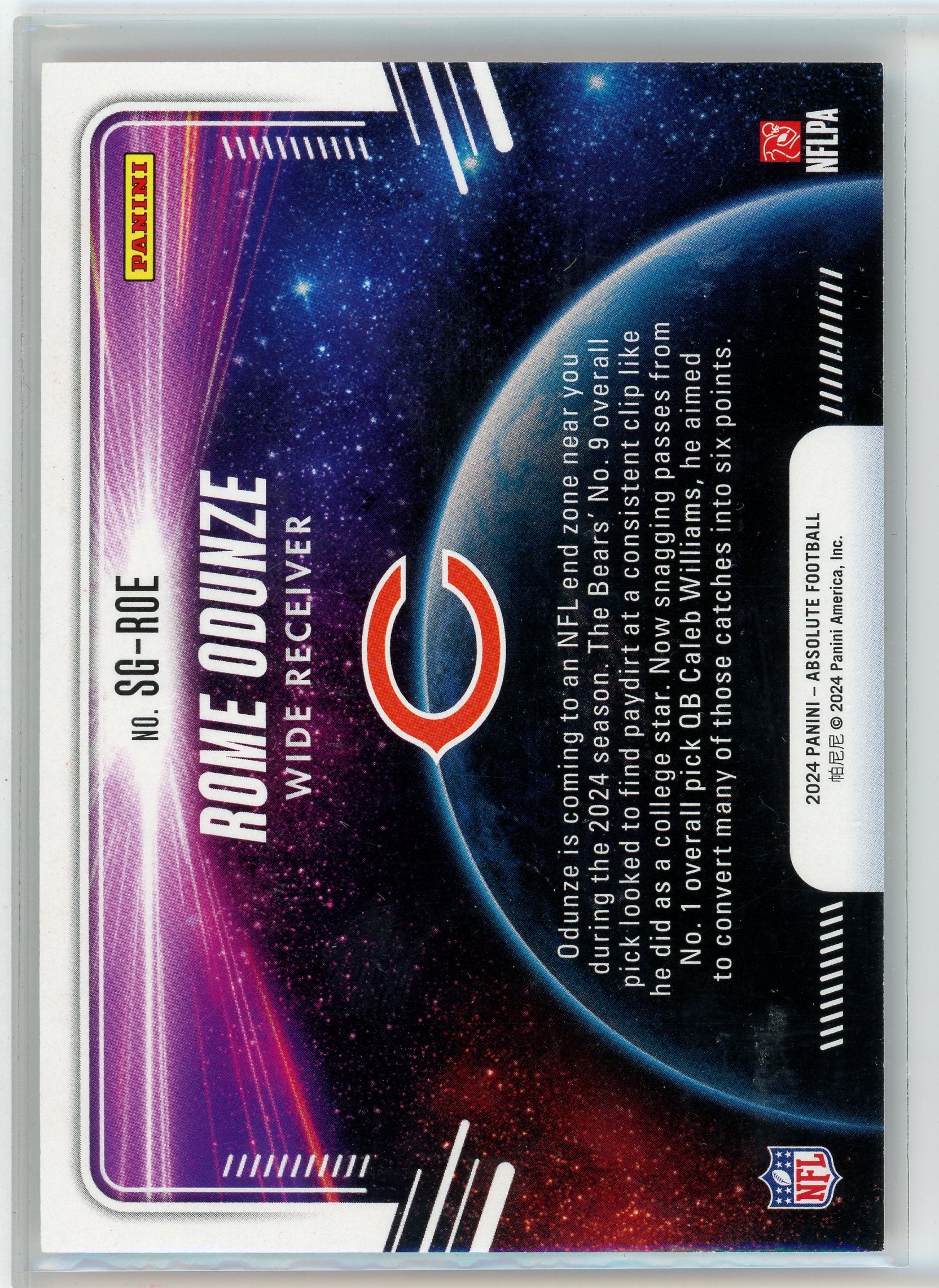 2024 Panini Absolute #SG-DTR Dallas Turner Star Gazing Orange Spectrum #/75