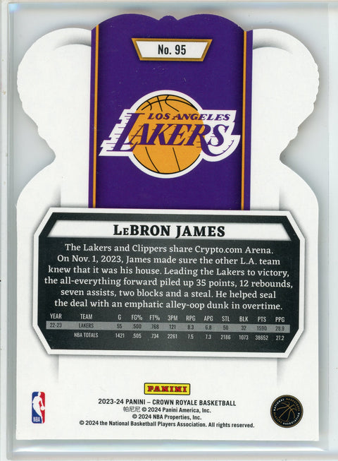 2023-24 Panini Crown Royale #95 LeBron James