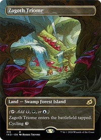 MTG Ikoria: Lair of Behemoths Zagoth Triome (Showcase)