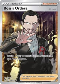 pokemon SWSH02: Rebel Clash Boss's Orders (Full Art)