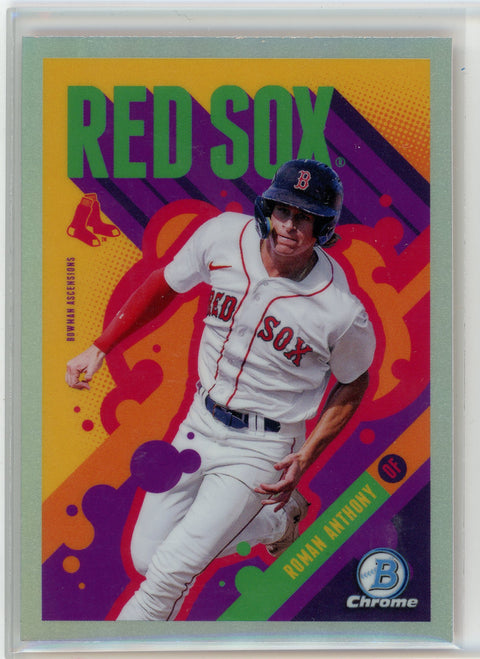 2024 Bowman Chrome #BA-14 Roman Anthony Silver Foil