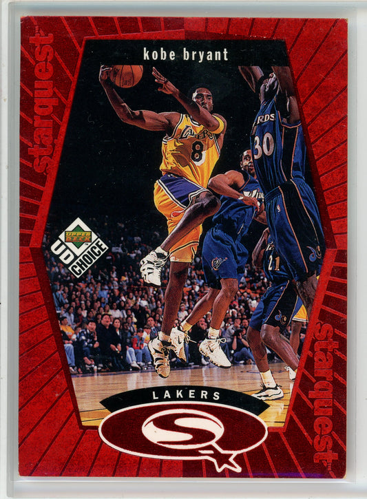 1998-99 UD Choice #SQ13 Kobe Bryant StarQuest Red