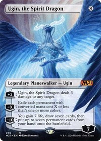 MTG Core Set 2021 Ugin, the Spirit Dragon (Borderless)