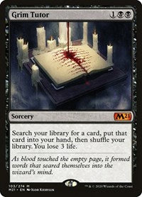 MTG Core Set 2021 Grim Tutor