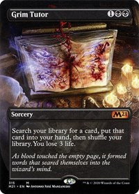 MTG Core Set 2021 Grim Tutor (Alternate Art)