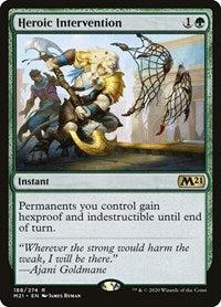 MTG Core Set 2021 Heroic Intervention