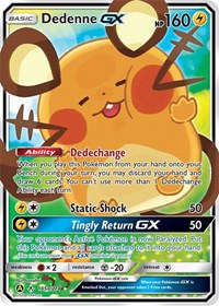 Pokemon Alternate Art Promos Dedenne GX - 195a/214