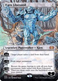 MTG Double Masters Karn Liberated (Borderless)