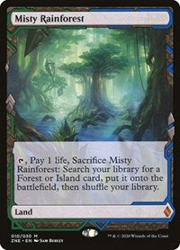 MTG Zendikar Rising Expeditions Misty Rainforest