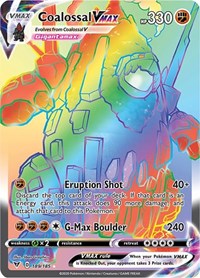 pokemon SWSH04: Vivid Voltage Coalossal VMAX (Secret)