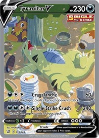 pokemon SWSH05: Battle Styles Tyranitar V (Alternate Full Art)