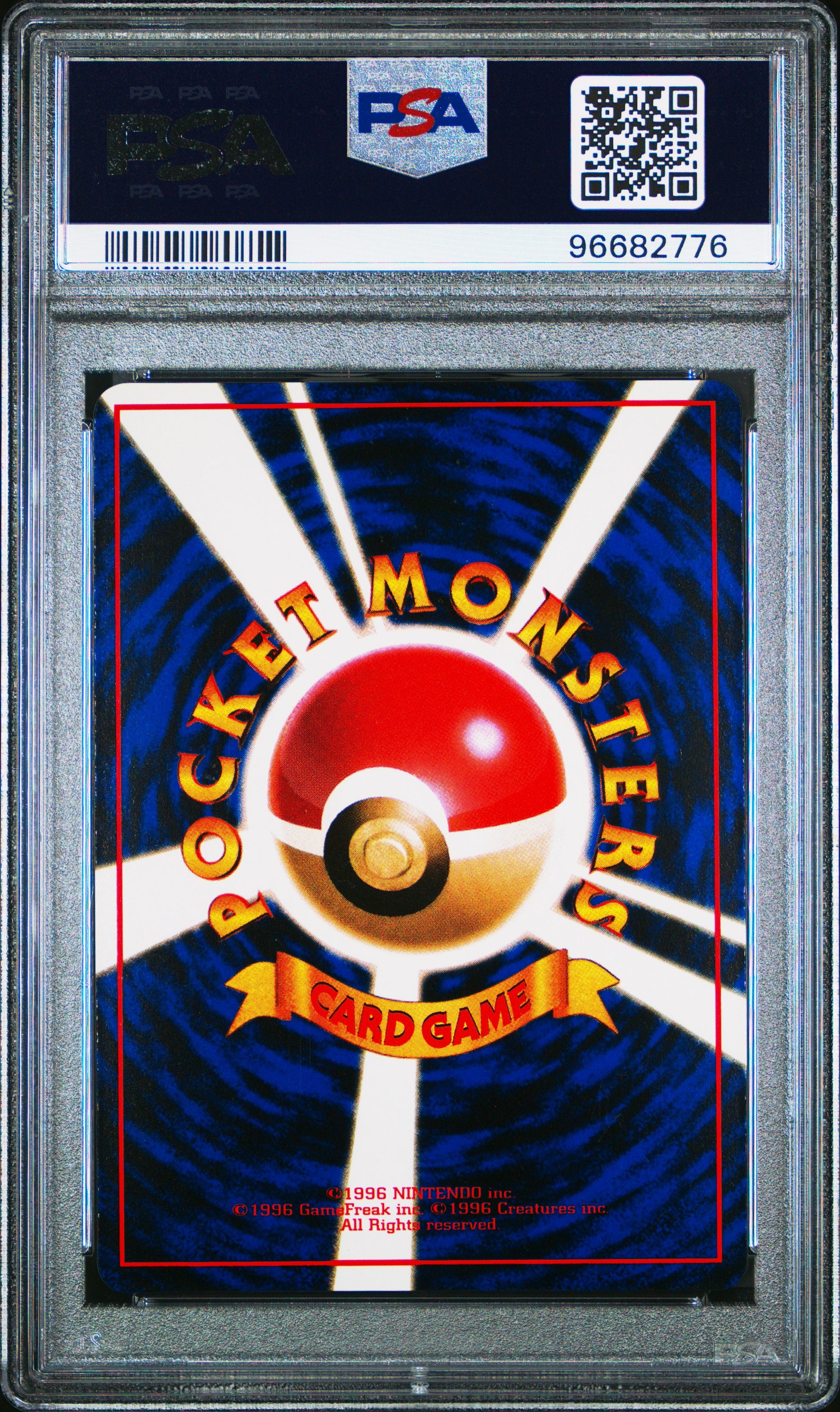 1998 Pokemon Japanese Vending #19 Rattata Series 1 PSA 9