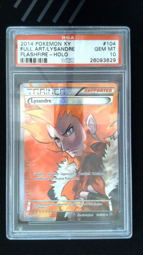 2014 Pokemon Xy Flashfire #104 Fa/Lysandre Flashfire PSA 10