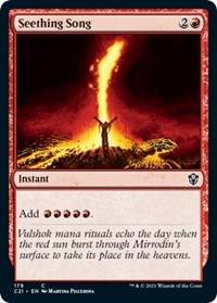 MTG Commander 2021 Seething Song
